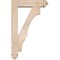 Ekena Millwork Balboa Arts and Crafts Smooth Bracket w/ Offset Brace, Douglas Fir, 5 1/2"W x 20"D x 32"H BKT0604X20X32BOA03SDF - alternate 3